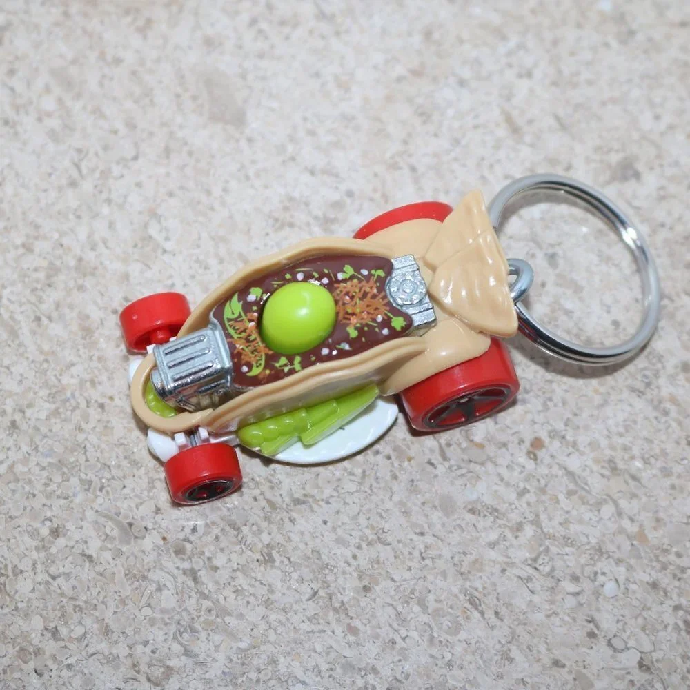 Hot Wheels Fast Foodie CUSTOM keychain